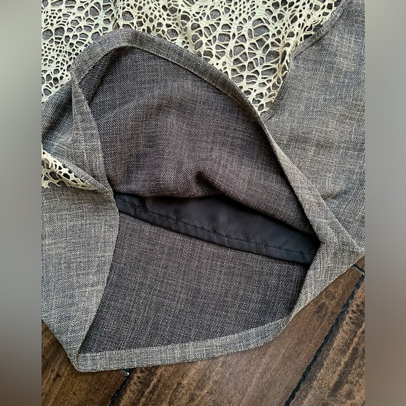 Selma Bos Asymmetrical Lace Overlay Skirt (Vintage) - Picture 8 of 9